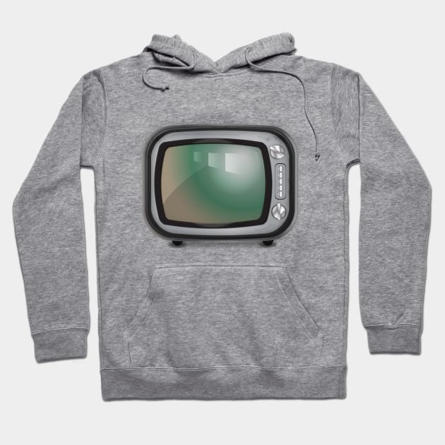 TV Set Hoodie by nickemporium1